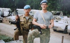 Украинские миротворцы в боснийском анклаве Жепа, 1995 год