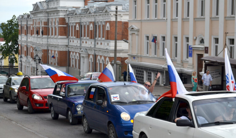 автопробег в РФ