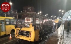 Взрыв маршрутки в Киеве