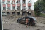 В оккупированном Донецке показали "прилет" по зданию "МВД "ДНР": видео
