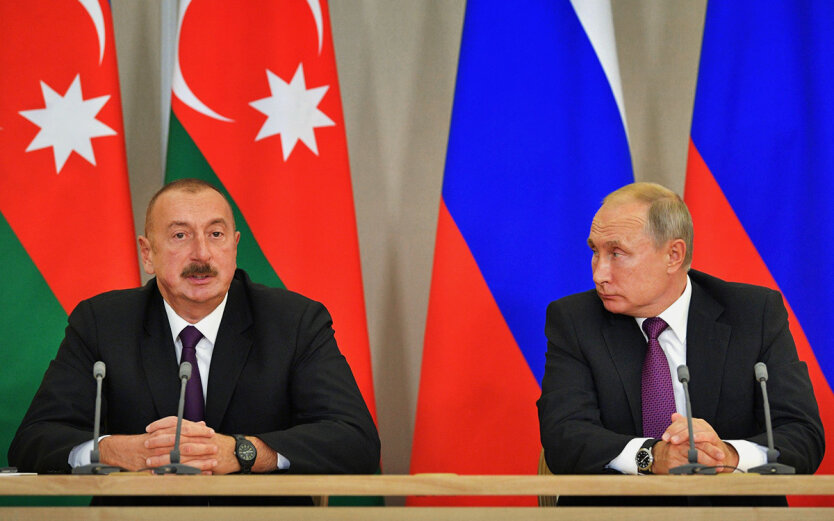 Ильхам Алиев и Путин