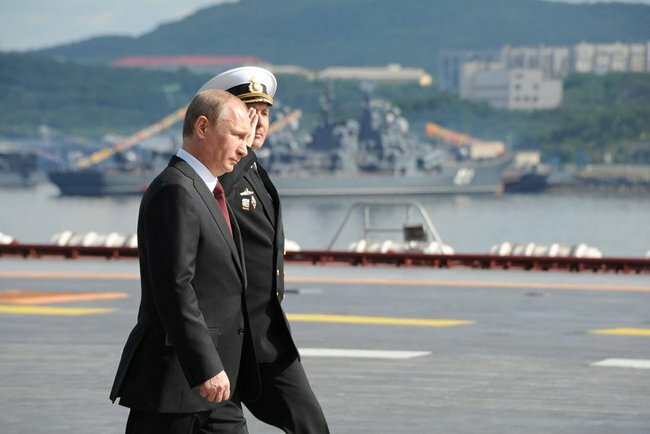 Владимир Путин в Североморске