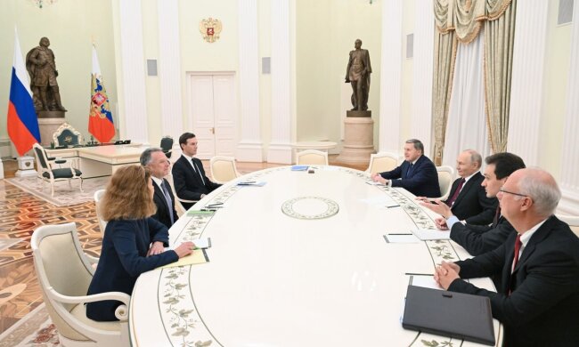 Владимир Путин, Джаред Кушнер и Стив Уиткофф