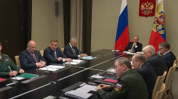 Путін та військове керівництво РФ