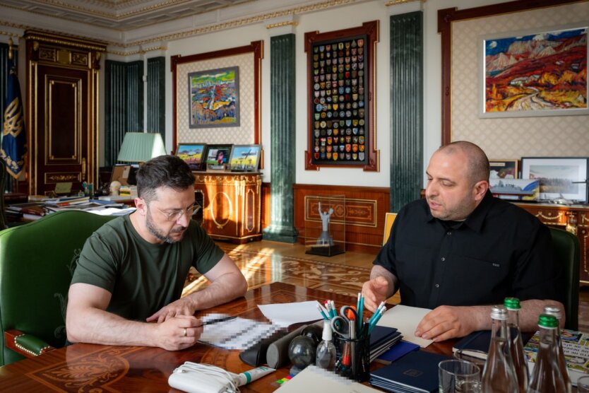 Владимир Зеленский и Рустем Умеров