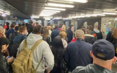 Очереди в киевском метро