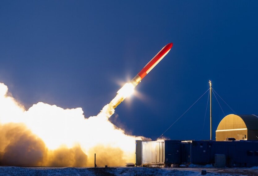 Испытания ракеты "Буревестник"