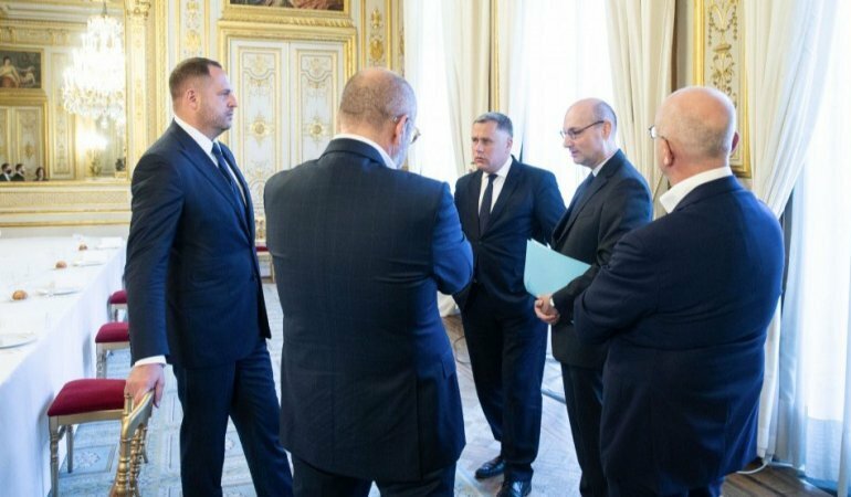 Украинская делегация в Париже, Андрей Ермак, Алексей Резников, Андрей таран