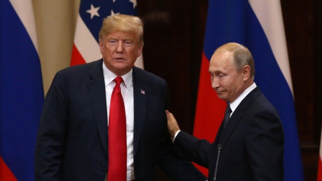 Дональд Трамп и Владимир Путин / Фото: Getty Images