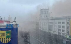 Оккупанты попали крылатой ракетой в здание Харьковского горсовета