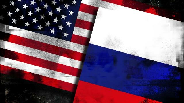 Россия США флаги