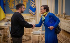 Володимир Зеленський та Пенні Пріцкер