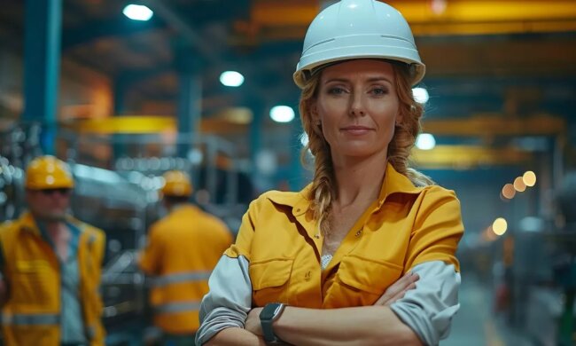 Робота в Україні. Жінки на виробництві