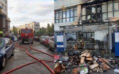 Пожар возле Сильпо