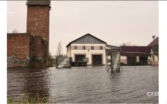 Авария на Бурштынской ТЭС в ноябре, затопление