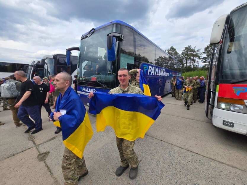 Обмін полоненими / Фото: Телеграм Володимира Зеленського
