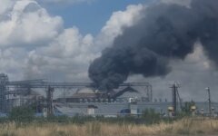 Пожар на заводе "Сателлит", Мариуполь, война с Россией