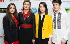 Марина Порошенко с детьми