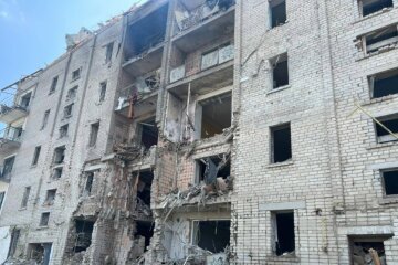 Ракетный удар по жилому дому в Вознесенске