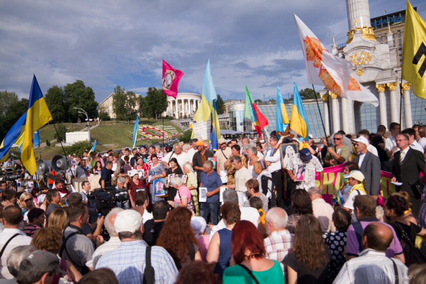 Митинг оппозици на Майдане 18 июля 2013 года