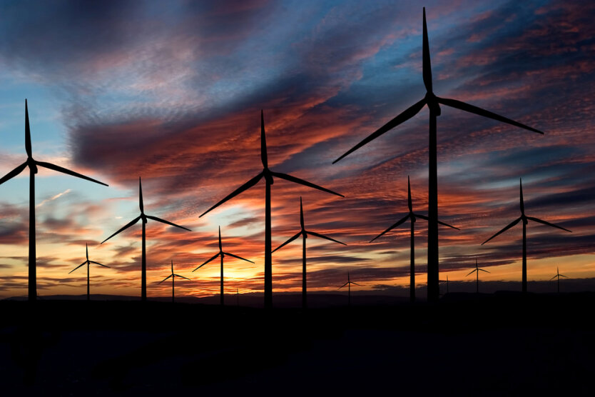 Ветряные электростанции. Зеленая энергетика. Альтернативная энергетика