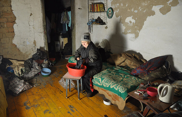 бедность в России пенсионер