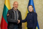 Денис Шмыгаль и Довиле Шакалене