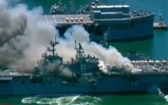 Взрыв на военном корабле МВС США