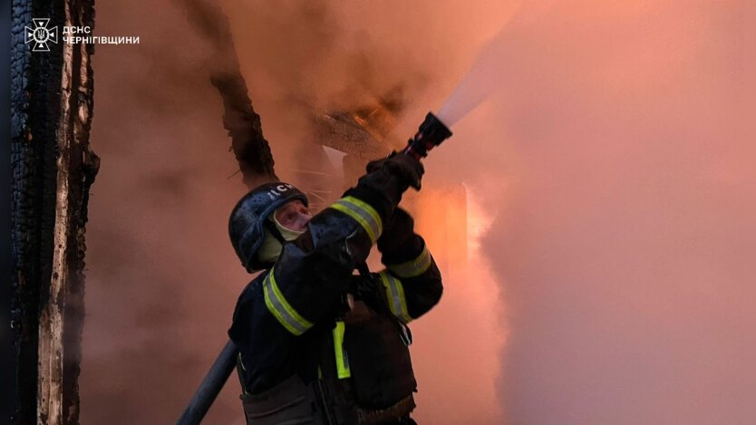 Удар по Чернигову