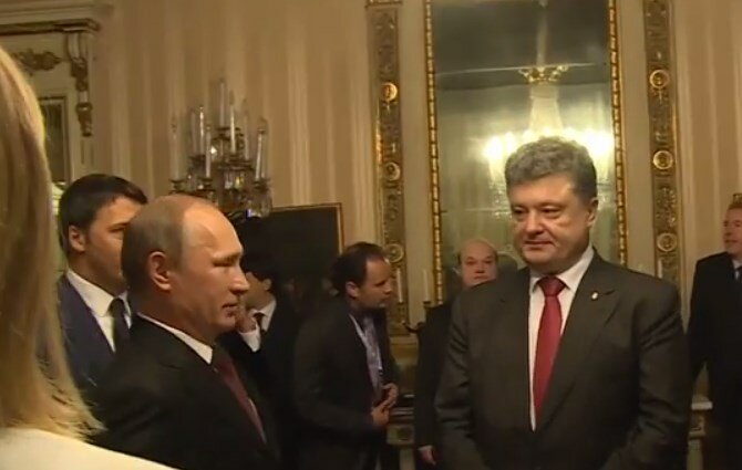 владимир путин петр порошенко
