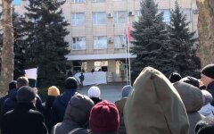 Протесты в Мелитополе