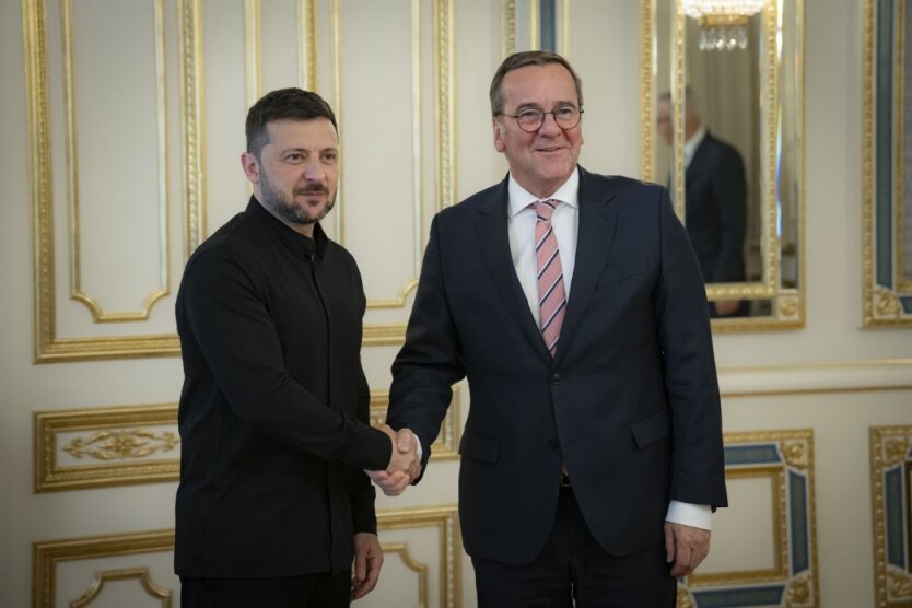 Володимир Зеленський та Борис Пісторіус