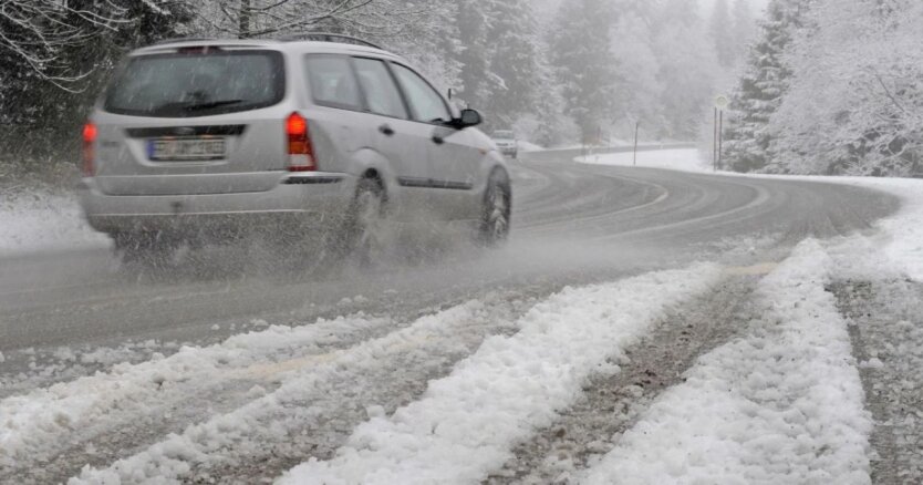 Авто взимку