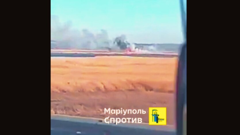 ВСУ сбили российский Су-34 на Мариупольском направлении: появилось видео