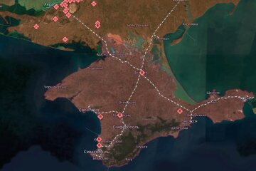 Оккупиррованный Крым, карта DeepState