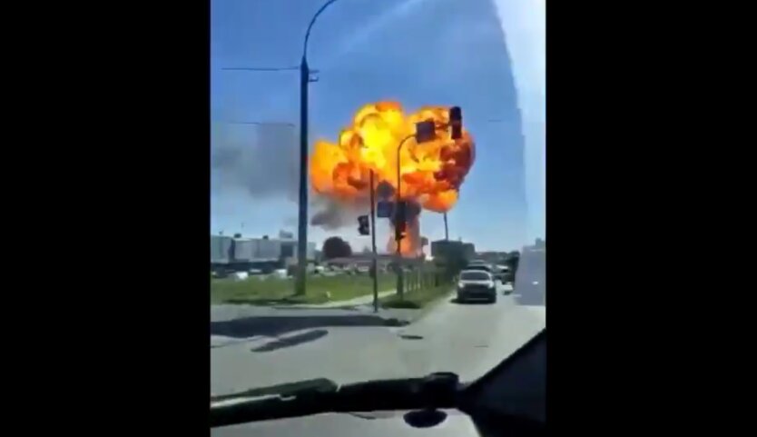Взрыв АЗС в Новосибирске