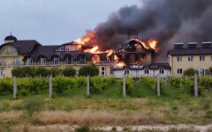 Удар по гостинице "Chalet Thermal" на Арабатской стрелке.