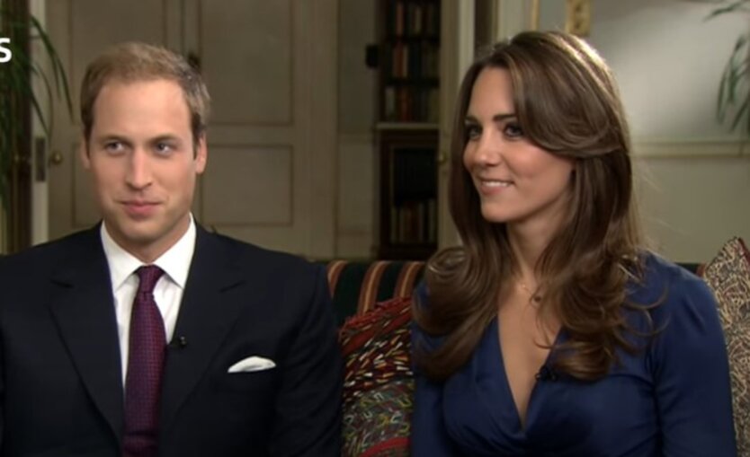 Принц Уильям и Кейт Миддлтон, рождественская открытка, королевская семья