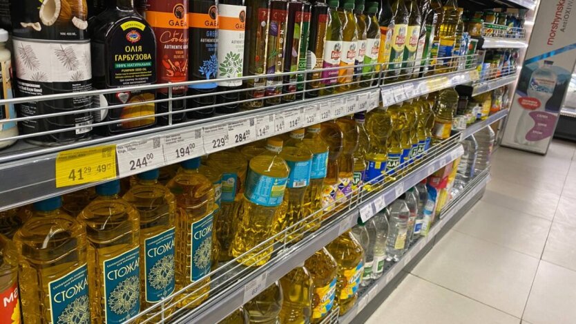 Цены на подсолнечное масло в Украине