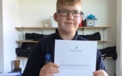 Британский школьник Томас, который получил официальное письмо от Владимира Зеленского