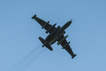 Украина сбила российский штурмовик / Автор: SCANPIX/EPA/OLEG PETRASYUK