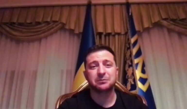 Владимир Зеленский, видеообращение, COVID-19