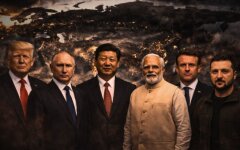 Володимир Путін, Дональд Трамп, Володимир Зеленський, Нарендра Моді, Сі Цзіньпін, Еммануель Макрон