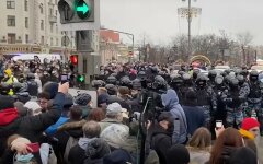 В России задержали почти 4 тысячи сторонников Навального