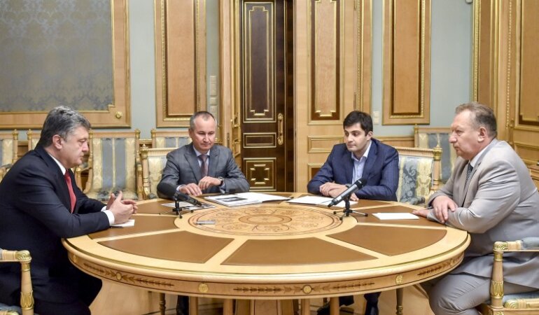 Петр Порошенко Грицак