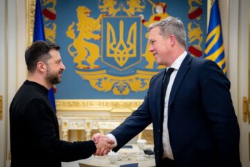 Владимир Зеленский и Дэн Дрисколл