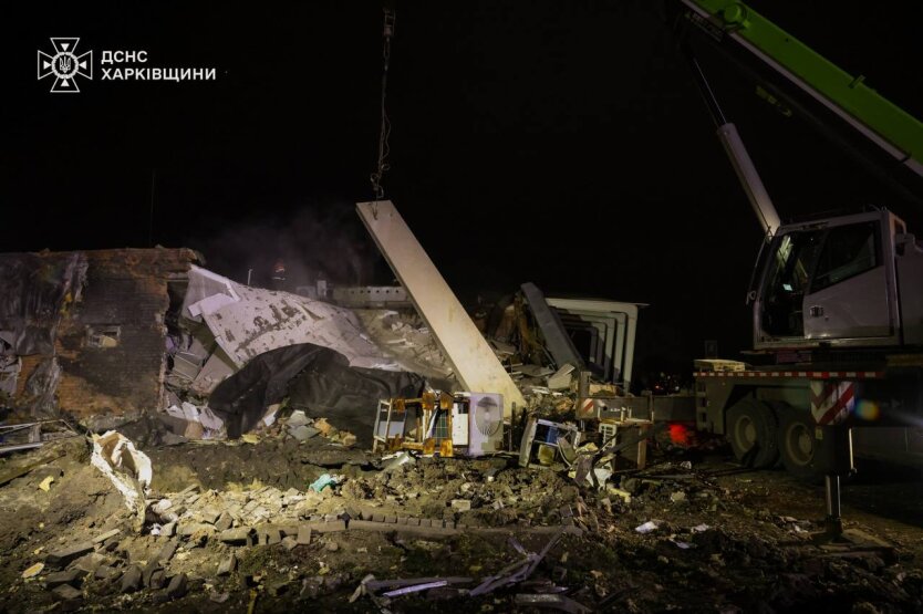 Удар по Харьковской области