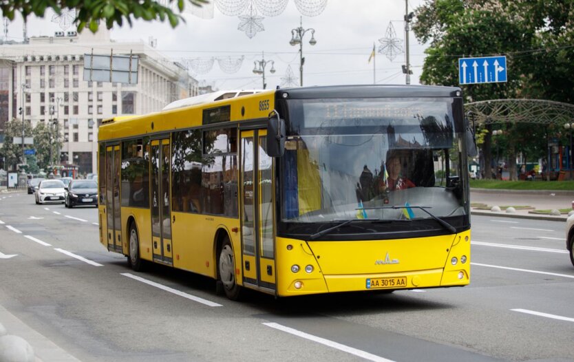 Автобусный маршрут в Киеве / Фото: РБК-Украина