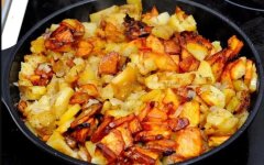жаренная картошка