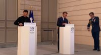 Владимир Зеленский и Эмманюель Макрон